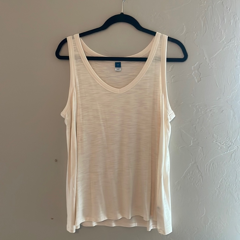 Cream old navy tank top